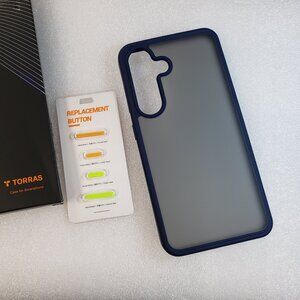 Torras for Samsung Galaxy S25 Case (Regular Version) Blue Transparent Shockproof